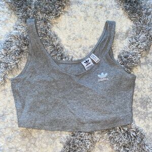 Adidas Gray Crop Top